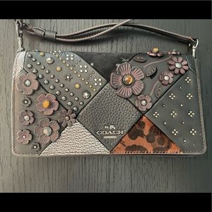 Coach Patchwork Tea Rose Crossbody